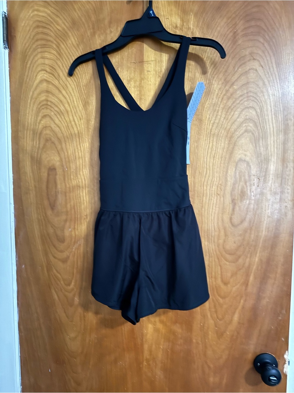 Avia Black Athletic Romper